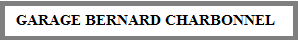le site de Garage Bernard Charbonnel