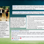 messages artistes du festival les Apéros Musique de Blesle, Auvergne 2017