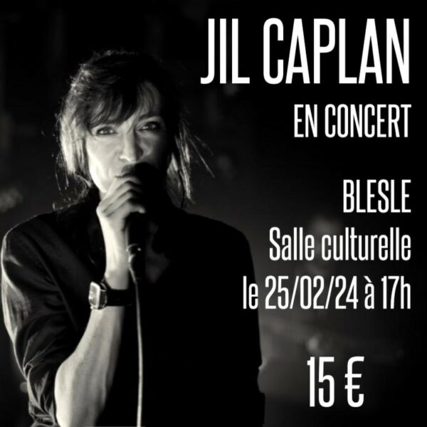 Réservez votre place au concert de Jil Caplan à Blesle en Auvergne