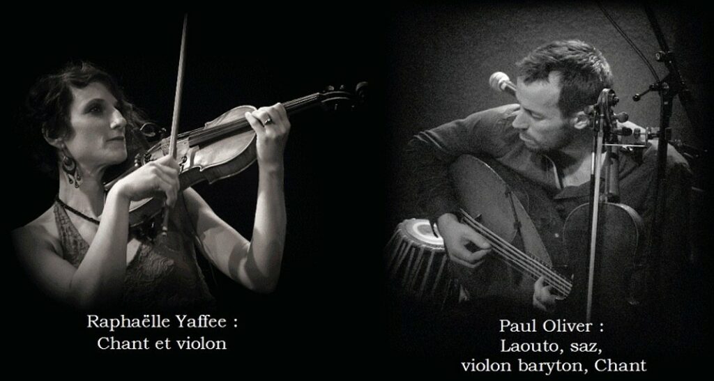 le Duo Yia Filos en concert au festival des Apéros Musique de Blesle