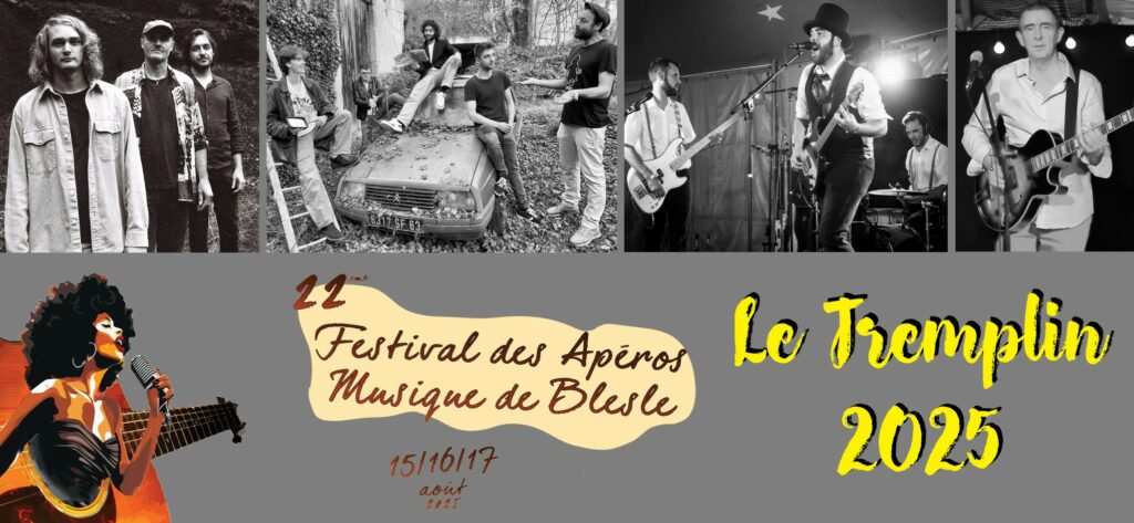 Le tremplin 2025 des Apéros Musique de Blesle