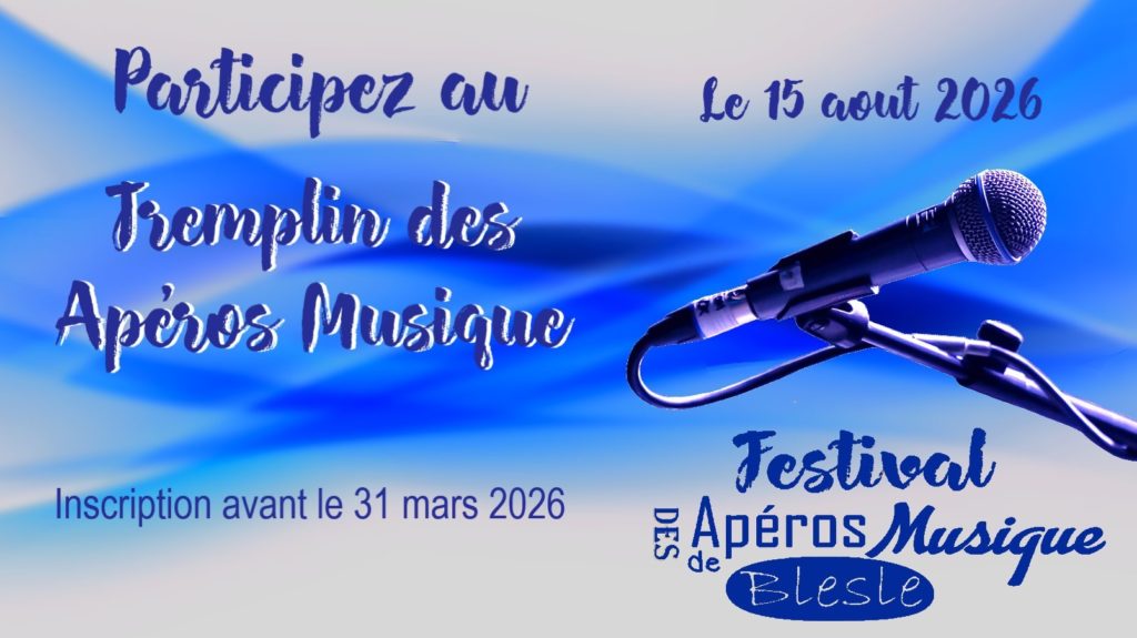 Participez au tremplin musical 2026 du festival des Apéros Musique de Blesle