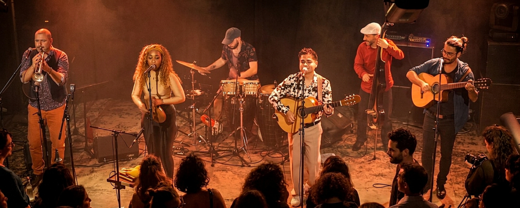 Aguanomas au festival des Apéros Musique de Blesle